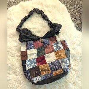 Patchwork Bohemian Hobo Shoulder Bag - Purchased In Bangkok, Thailand